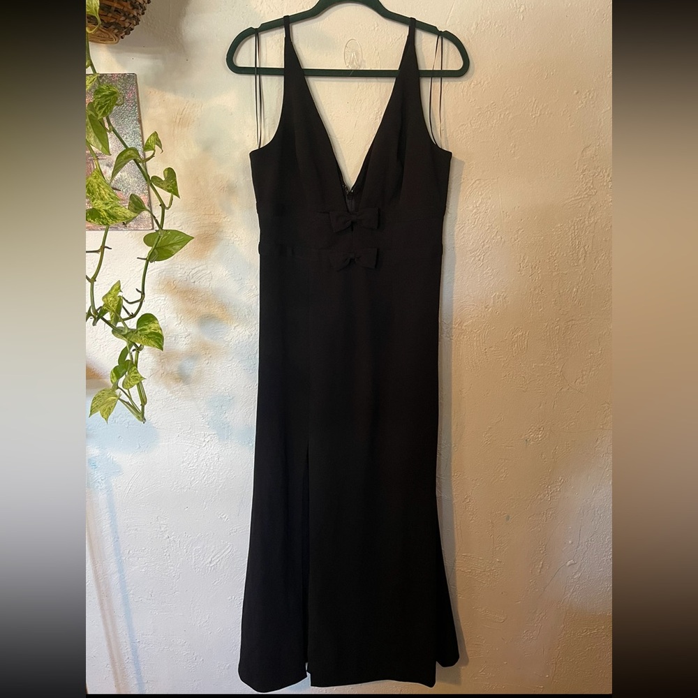 Dress The Population Black Elegant Dress With Bows
